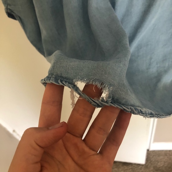 Zulu & Zephyr Blue Button Up Shirt - Picture 5 of 5